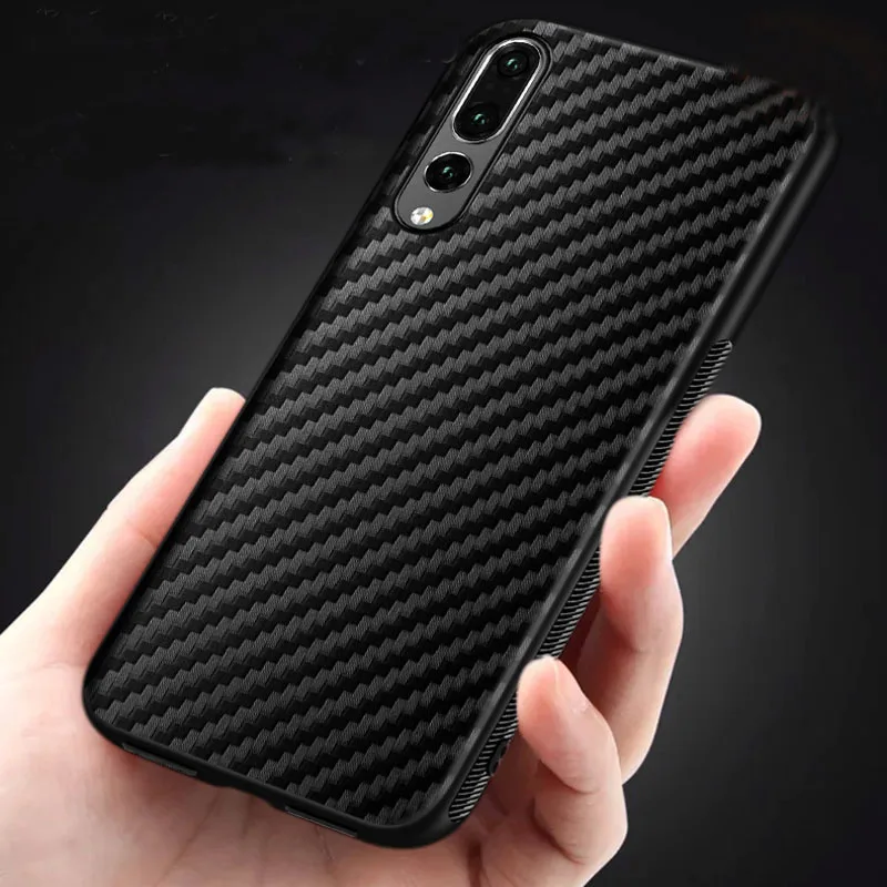 Ultra Thin Slim Carbon Fiber Skin Soft TPU Case Cover on sfor Samsung A10 A20 A30 A50 A70 S10e S9 Plus S8 S10 Phone Capa Coque   (6)