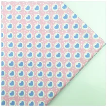 Ткани Telas ткани сердце печати саржа хлопчатобумажной ткани Syunss для Шторы малыш кукла ткань Материал Швейные Craft пэчворк