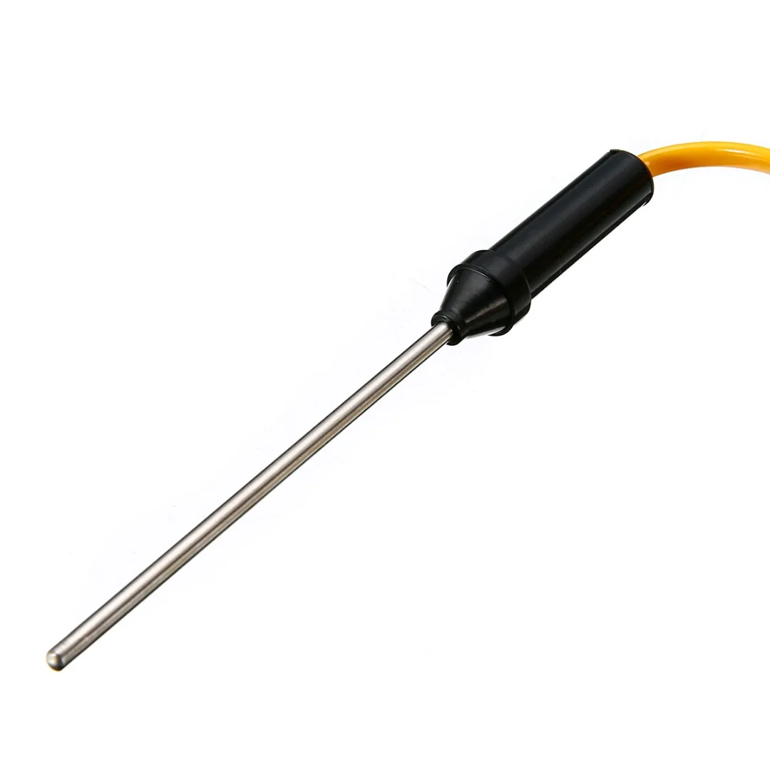 Black High Temperature Thermometer Pyrometer Digital K Type Thermometer Portable  Temperature Tester with Probe
