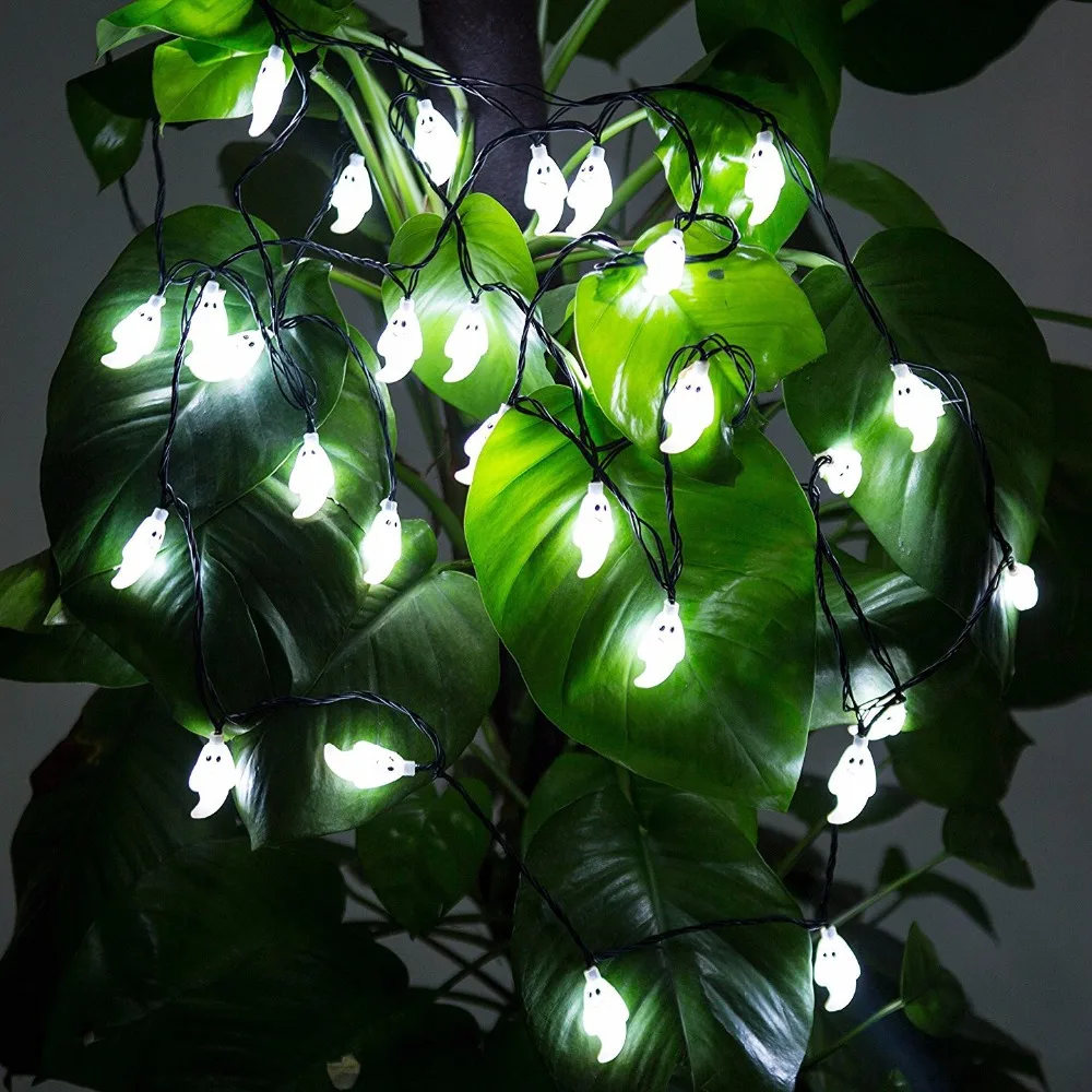 20 Led Ghost Eyes String Halloween Lighting Night Light Solar Powered Light Party Props Fairy