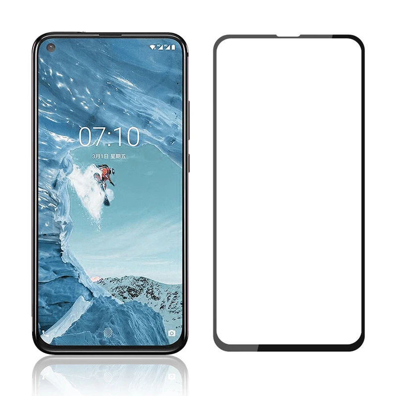 

9H Full Cover Protection Film Tempered Glass For Nokia X71 Screen Protector Anti-Scratch Toughened Glass Protective Film