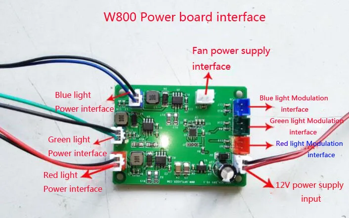 W800 лазерный модуль белый лазер RGB белый лазерный модуль цветной лазерный модуль