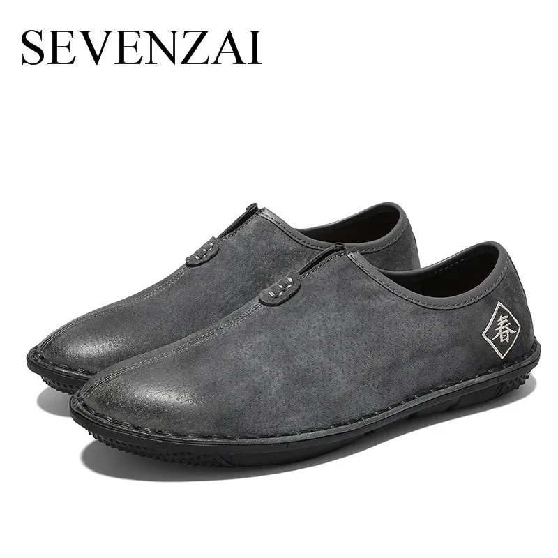 Marca 2018 Luxo Primavera Black Da green Masculino Sapatos Mocassins Homem Formal De Homens Macio khaki Confortável Genuíno E brown Escritório Couro Z6IOq