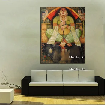 

Famous Figure Painting Budha Oil Painting Canvas Paintings 100% Hand Painted Wall Art Picture For Living Room Home Decoration