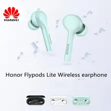 Huawei Honor Flypods Lite Беспроводные Наушники Hi-Fi водонепроницаемые IP54 управление беспроводным зарядным устройством Bluetooth 4,2