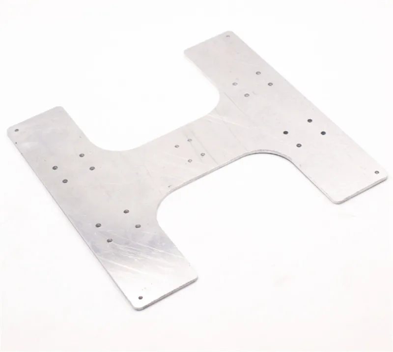 

Funssor aluminum upgrade Y carriage heated bed plate for Anet E10 Hotbed Support 3mm thick