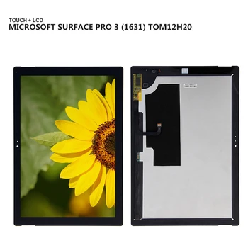 

For Microsoft Surface Pro3 Surface Pro 3 1631 TOM12H20 V1.1 Display Panel LCD Combo Touch Screen Glass Sensor Replacement Parts