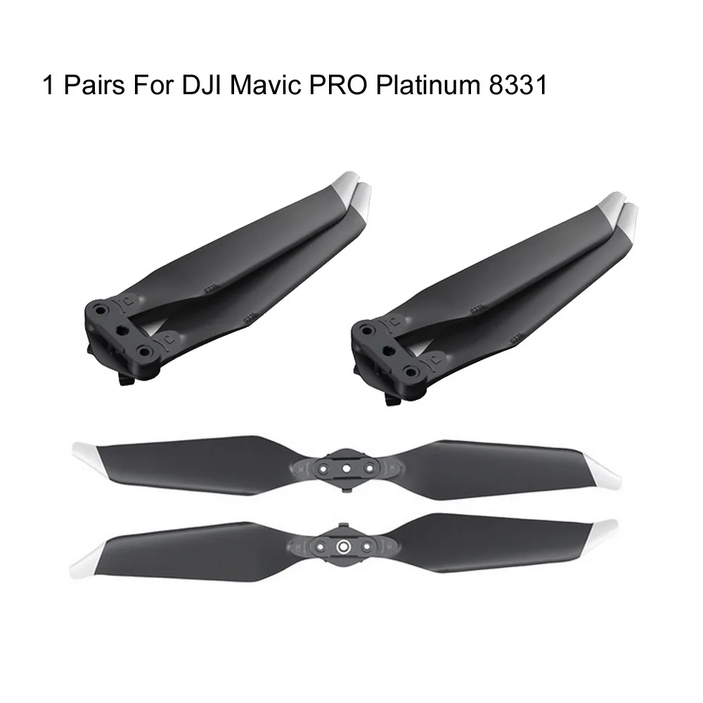 1 пара пластиковых складных малошумных пропеллеров для DJI Mavic Pro Platinum Quadcopter