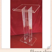 Прозрачная церковная лектерна прозрачная Современная стабильная люцитовая/акриловая лектерна/церковная пулпита