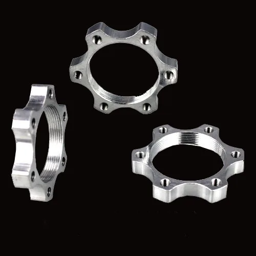 44//48mm Aluminium Alloy MTB Bike Threaded Hubs Disc Brake Rotor Adapter Base