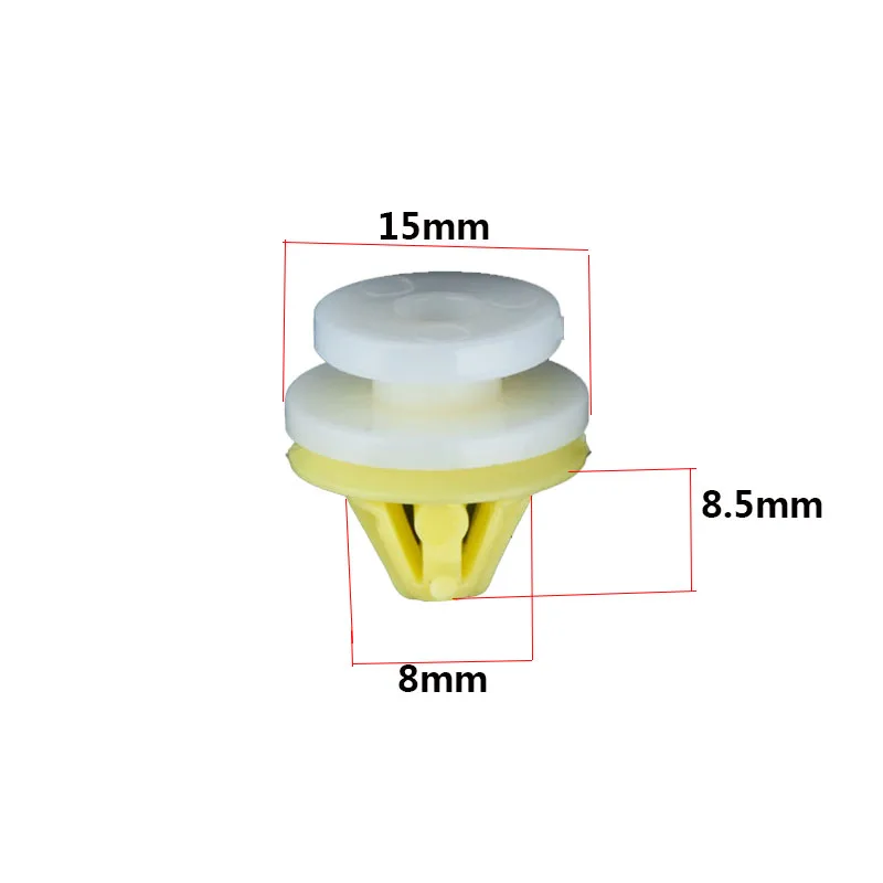 50 шт. внутренняя дверная Накладка для салона автомобиля, пластиковые зажимы, заклепки для Renault Clio Scenic Megane Twingo, авто крепеж