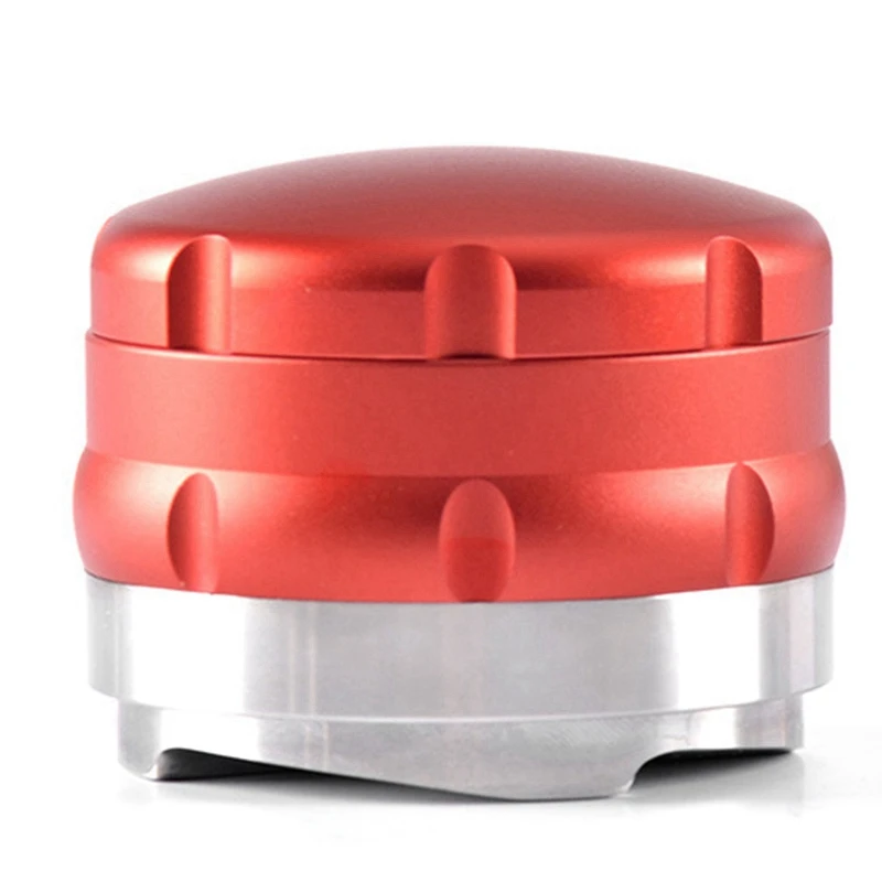 

58Mm Adjustable 304 Stainless Steel Coffee Tamper Four Angled Slopes Base Adjustable Distribution Espresso Tools For Barista