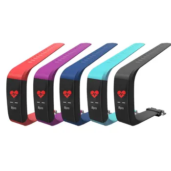 

New Smart Bracelet ID115 Blood Pressure Heart Rate Health Monitoring Bluetooth Movement Step Information Reminder