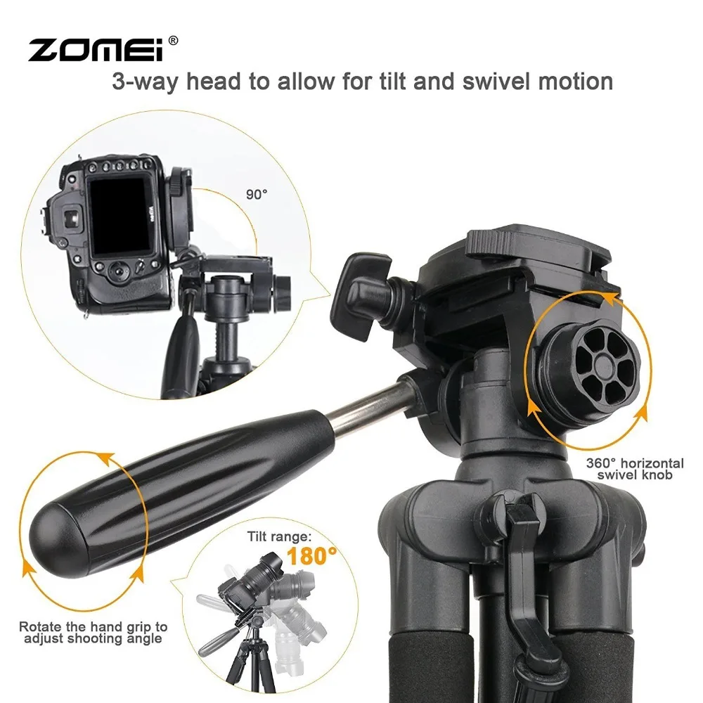 ZOMEI-Q111-Portable-Professional-Light-Weight-Traveler-Tripod-with-Pan-Head-for-Camera-DSLR-DV-Canon (1)