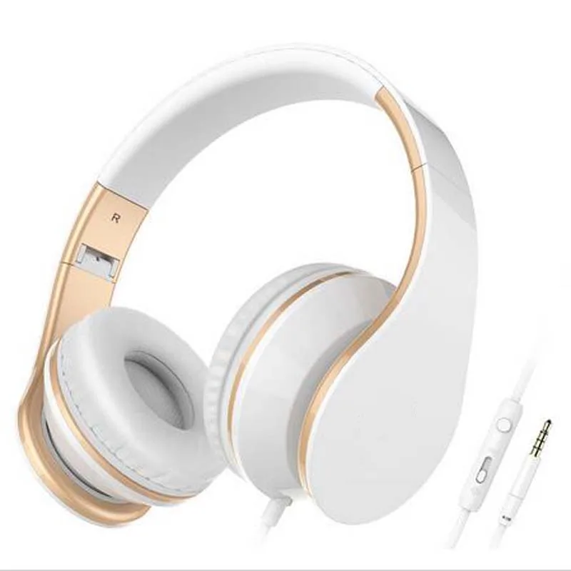

wireless stereo Headphones with Microphone and Volume Control Foldable Headset for smart phone mobile phone Android Device