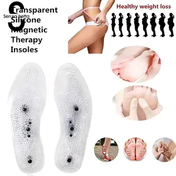 

Foot Care Massage Shoe Insoles Women/Men Orthotic Arch Support Silicone Shoe Inserts Health Medical Therapy Acupressure Slimming