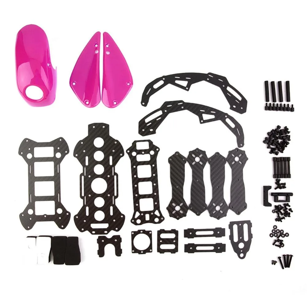 Robocat-270mm-4-Axes-Carbon-Fiber-FPV-Racing-Mini-Quadcopter-Frame-Kit-Pink