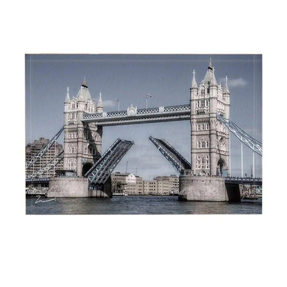 Landmark Rugs London Symbol Building Tower Bridge On The Thames River нескользящий дверной коврик для входа в