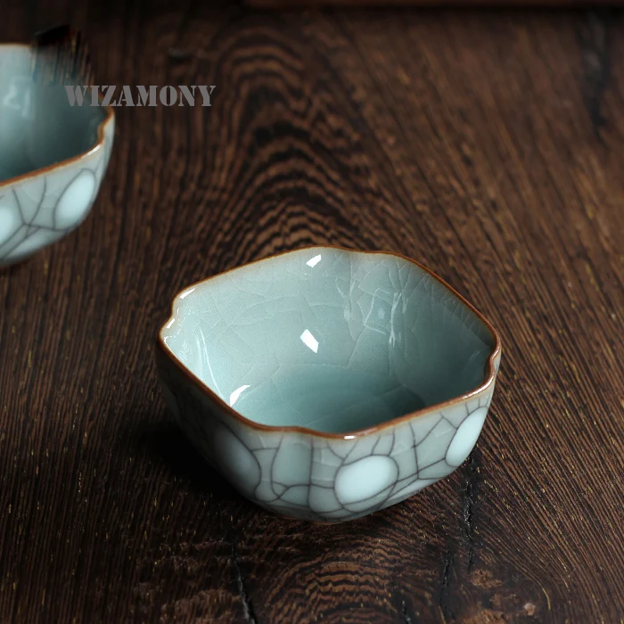 КИТАЙСКИЕ чашки кунг фу из фарфора Longquan Celadon 1 шт. чаша для чая 40 мл китайский