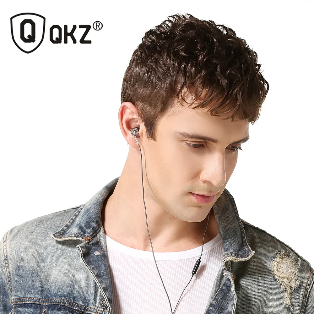 Наушники QKZ DM9 из цинкового сплава HiFi наушники вкладыши fone de ouvido гарнитура auriculares