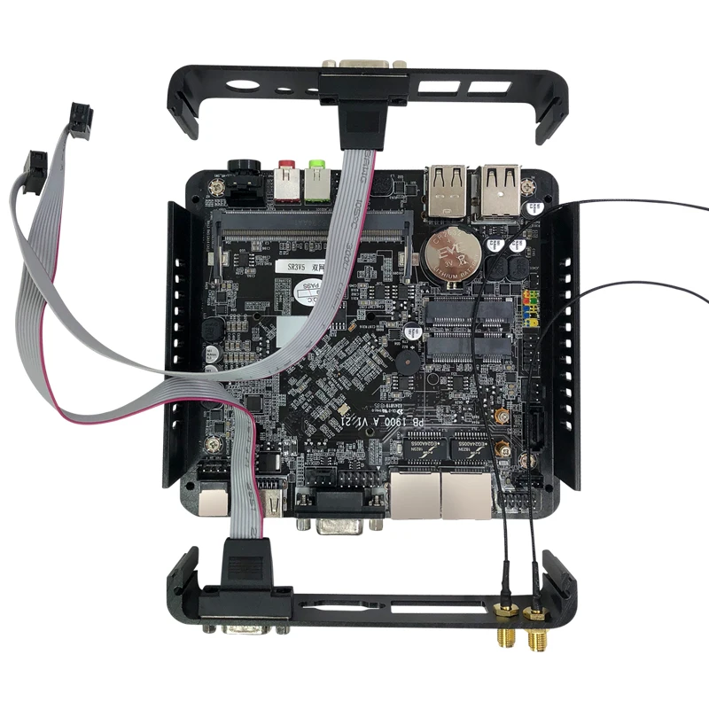 XCY безвентиляторный мини ПК Intel Celeron j1900 Win Windows 10 7 Linux тонкий клиент Minipc Pfsense Micro 2 Lan порт ТВ настольные компьютеры