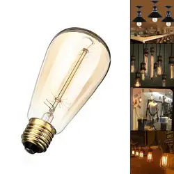 Ретро лампочки Винтаж Edison E27 60 w лампа накаливания 110 V 220 V Праздник лампы пиротехническая лампа для дома/Рождество/украшение