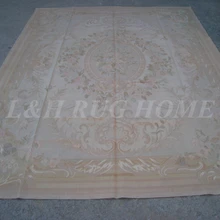 8'x10' ковры aubusson бежевый medallian ручной работы шерстяной ковер aubusson