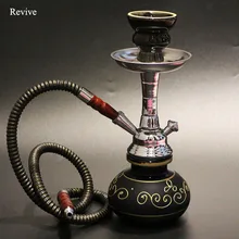 Revive narguile 26 см стеклянный кальян полный комплект 1 шланг chicha керамическая чаша для кальяна ВАЗА БАЗА Водопровод для курения nargile