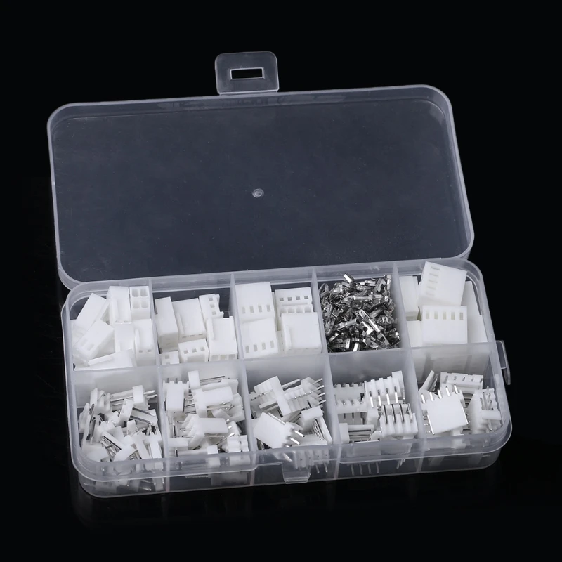 

KF2510 2 3 4 5Pin 2.54mm Pitch Housing Pin Header Terminal Connector Adaptor Set