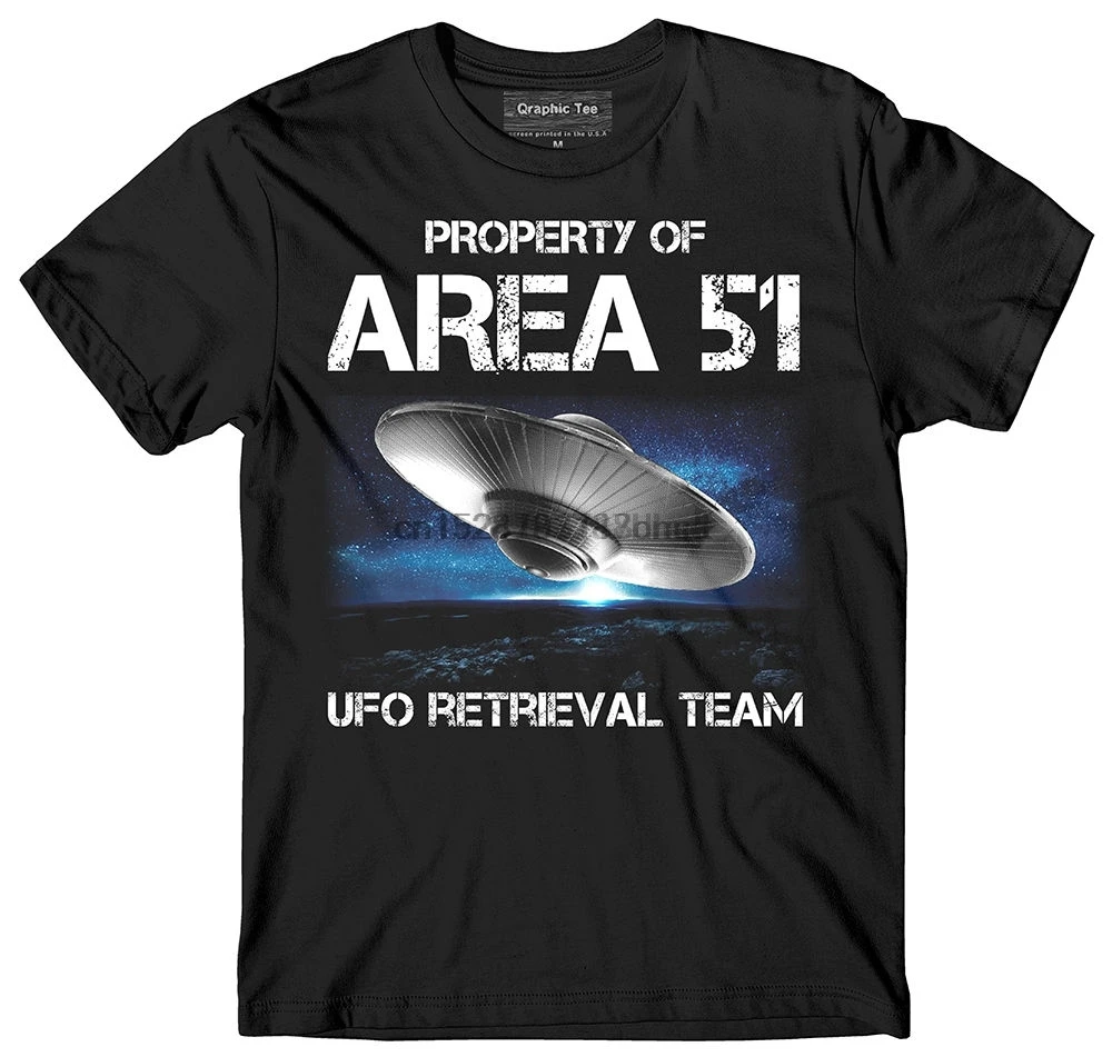 Футболка Ufo светится в темноте 51 футболка с космическим кораблем | Мужская одежда