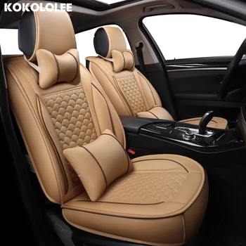 

[KOKOLOLEE] car seat covers For suzuki grand vitara hyundai solaris vw passat b5 renault logan audo car accessories car-styling