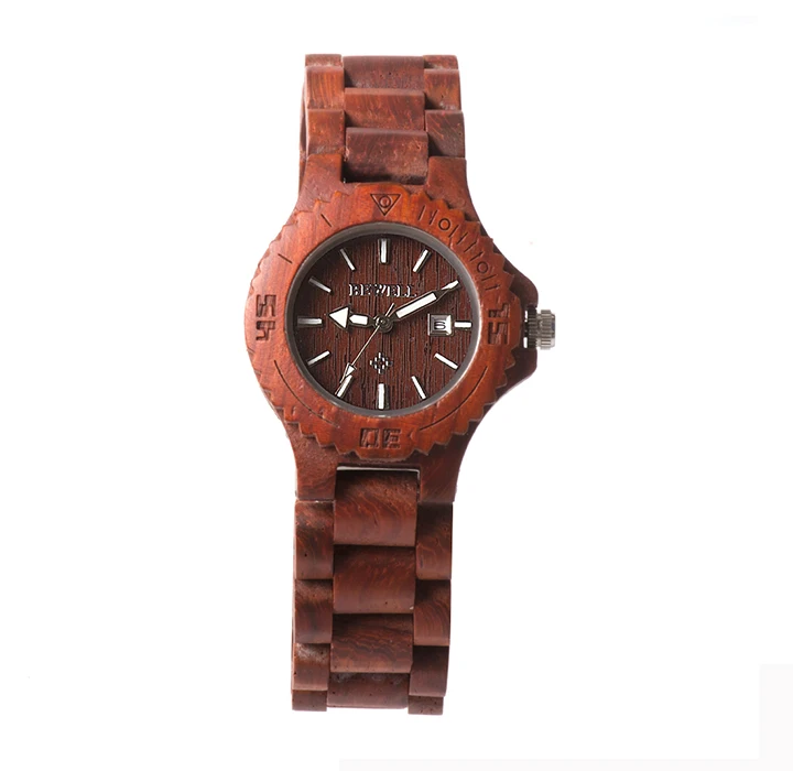 BEWELL WOODEN WATCH