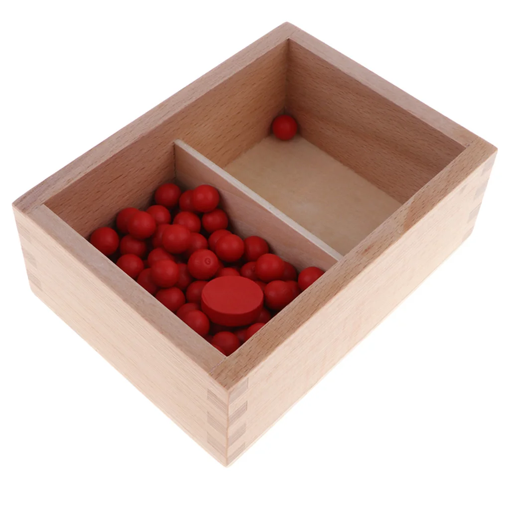 Montessori Boxed Preshcool Teaching Aids Arithmetic Teaching Aids Educational Wooden Toys Math Learning Toys for Kids
