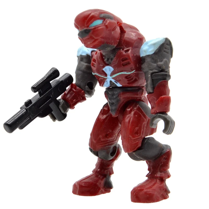 Одна Halo строительные блоки с пистолетами Монстры люди воины Спартанские войны игры ковенанты Кирпичи Детские игрушки - Цвет: 1 Piece MB36