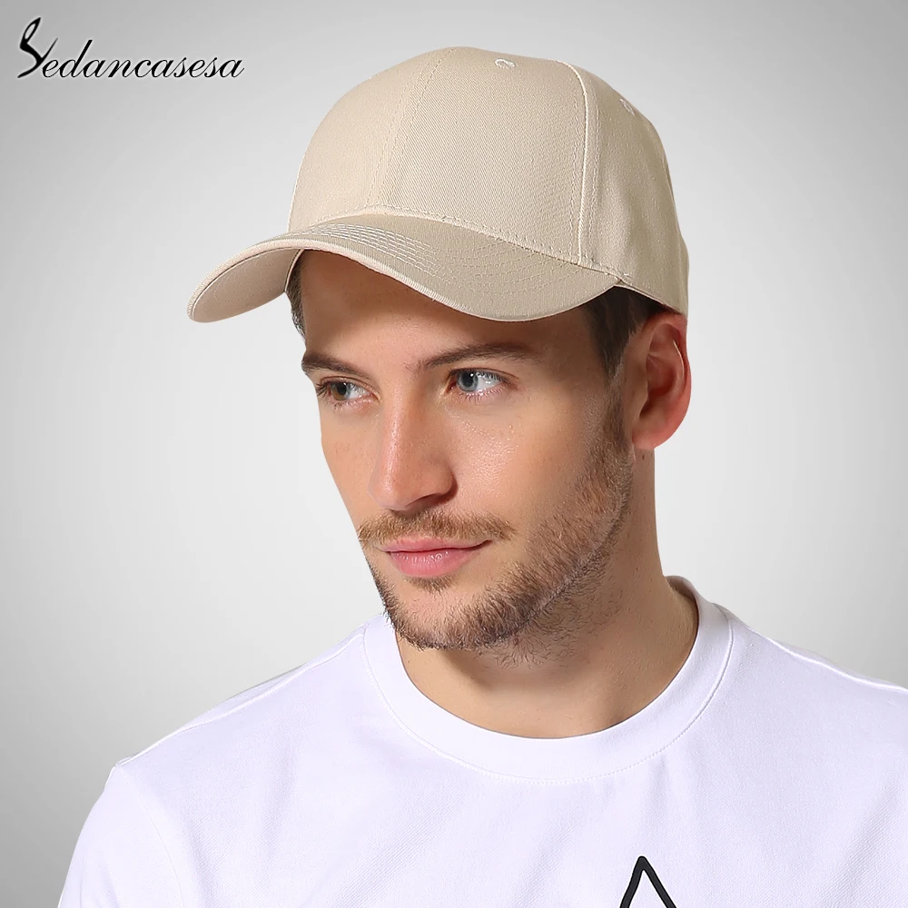 Black Adult Unisex Casual Solid Adjustable Baseball Caps Snapback hats