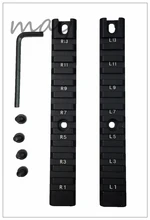 Rail tactique de qualité supérieure, 2 pièces en 1, 20mm Picatinny, Long ensemble de rails en alliage RAS RIS pour modèle G36 G36C série 2 pièces