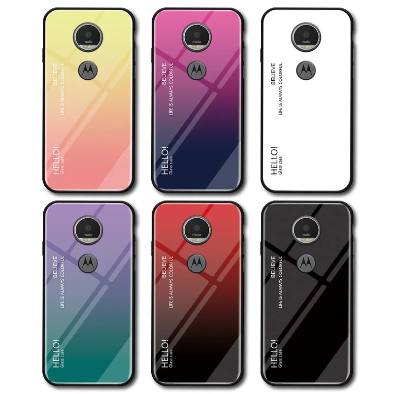 Чехол для Motorola Moto G6 Play модный жесткий защитный чехол накладка из закаленного