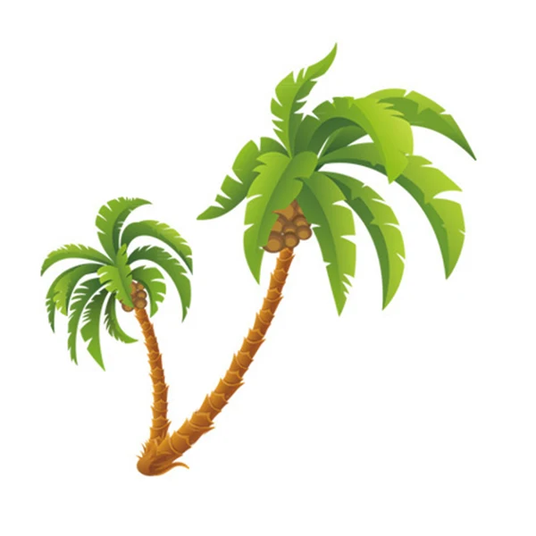 

Hot Coconut Palm Tree sticker Tropical Beach Kid Children Wall Decal Stickers