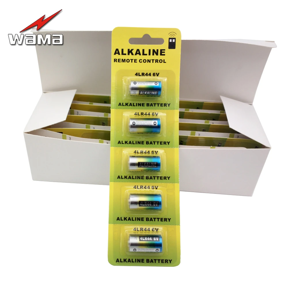 

40x Wama 4LR44 6V Dry Primary Alkaline Batteries for Dog Training Shock Collars Remote Camera A544V 4034PX L1325 28A 4AG13