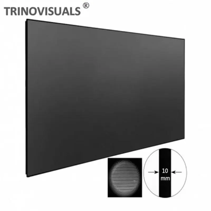 

HARDAU-H, 16:9 3D 4K/8K Ultrashort anti-light rejecting Thin Bezel Fixed Frame Hard Screen ships fully assembled, PET Crystal