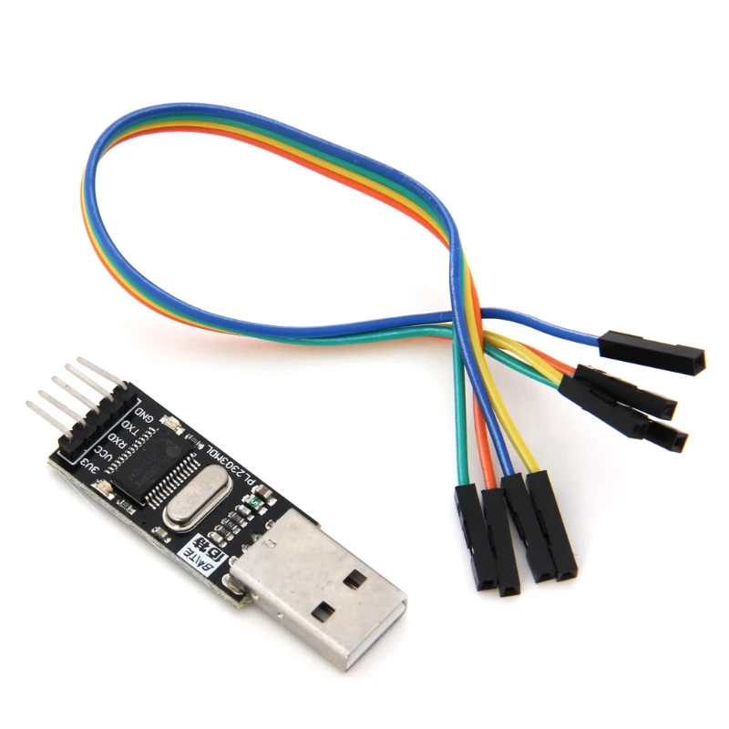 

Auto USB Converter Module Converter Adapter 5V 3.3V Output To RS232 TTL PL2303HX