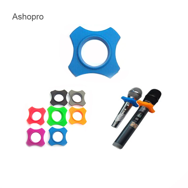 

Anti Slip Microphone Roller Protection Silicone Skid Proof Mic Accessories Replacement for Handheld Mic Parts Antislip Sleeve