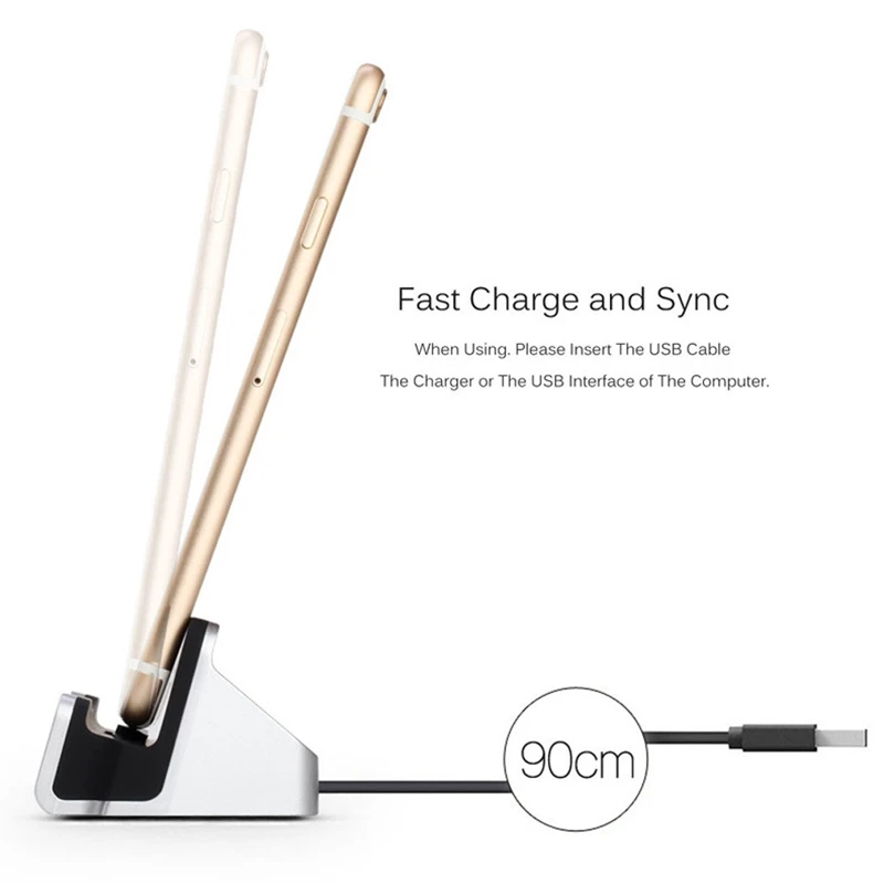 Applicable to iPhone typec charging data transmission charger Android v8 base mobile phone bracket accessories | Мобильные телефоны