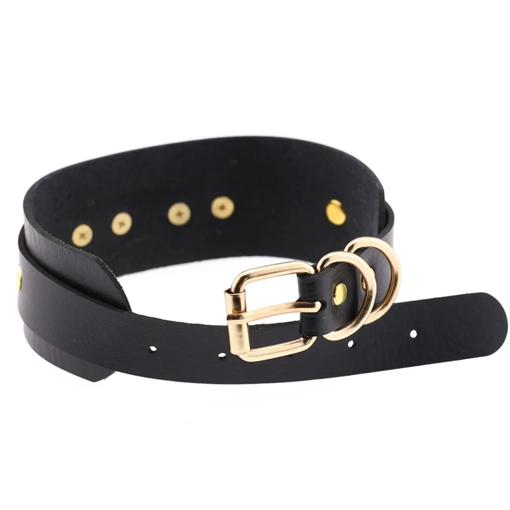 New Leather Choker Necklace Gift for Women Choker Heart Metal Laser Collar Chocker Fashion Jewelry New Leather Choker Necklace Gift for Women Choker Heart Metal Laser Collar Chocker Fashion Jewelry