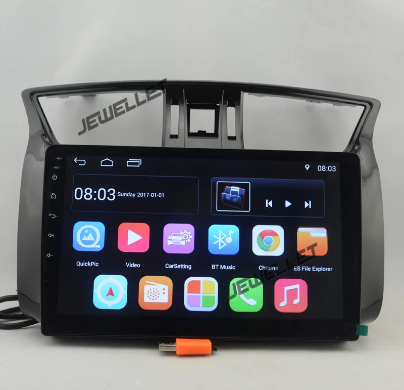 Sale 10.1" Quad-core 1024*600 HD screen Android 8.1 Car GPS radio Navigation for Nissan Sentra,Pulsar,Sylphy 2013-2016 3
