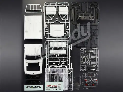 1/10 Toyota Land Cruiser LC70 комплект кузовов для AXIAL SCX10 RC8WD TF2 LWB AX90047/ax90046/ax90037|1/10 body|body 1/10axial scx10