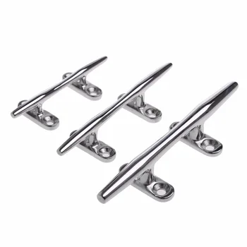 

Base Boat Dock Deck Rope Cleat Marine Bollard Yacht Stainless Steel 4"/5"/6" A17