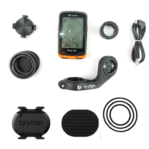 Bryton Rider 530 gps велосипедный компьютер для велоспорта и расширительное крепление ANT+ speed Cadence двойной датчик пульсометр - Цвет: 2