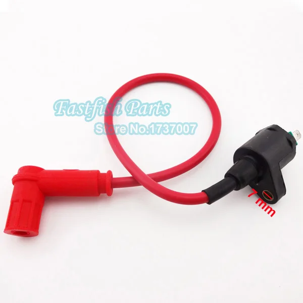 Катушка зажигания Red Racing и 5 контактная Свеча AC CDI A7TC для питбайка квадроцикла