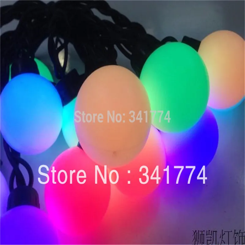 

Retail 10m 100 LED ball Lighting string Curtain garland fairy wedding garden outdoor Christmas new year luminaria decoration